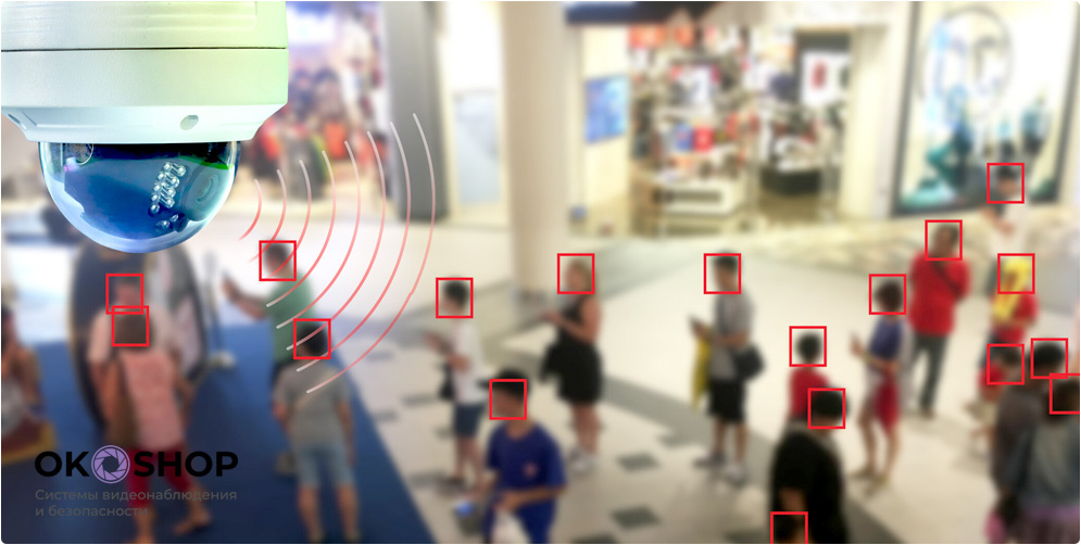 Камеры видеонаблюдения в торговом центре магазина - Окошоп